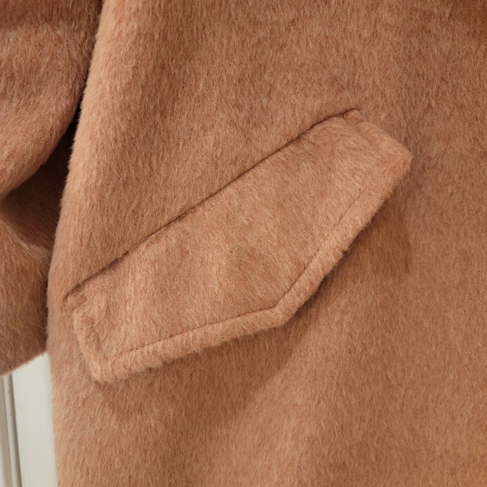 Lulus Statement Chic Light Brown Belted Coat Size… - image 8